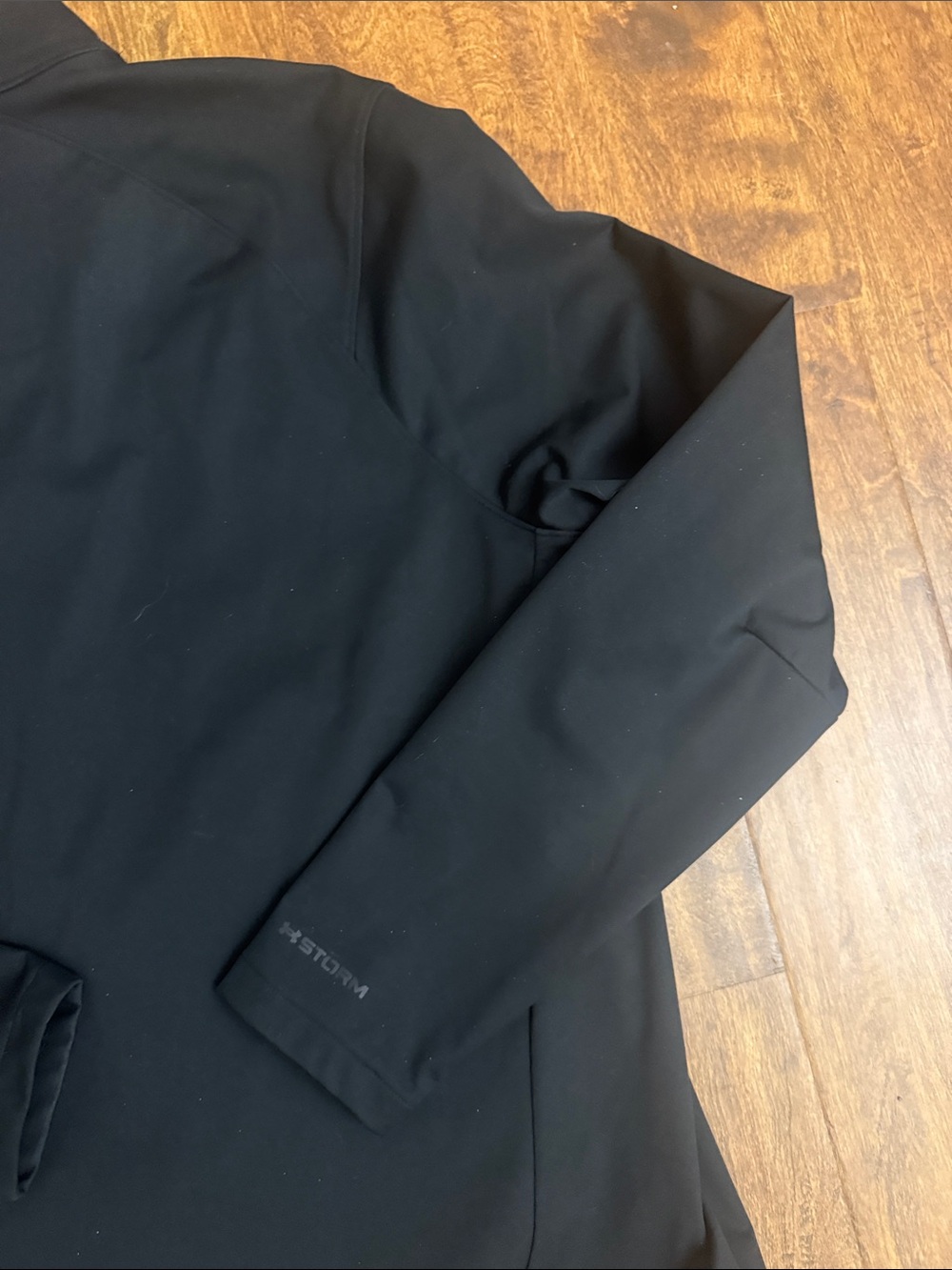 Under Armour Black Vertical Logo Full-Zip Performance Jacket - Picture 13 of 16